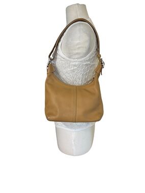 Coach  Tan Legacy Hobo Leather Bag Adj Strap 9566 Crossbody Purse